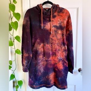 7 For All Mankind CUSTOM Billetdoux Celestial Hoodie Dress Women’s Size S